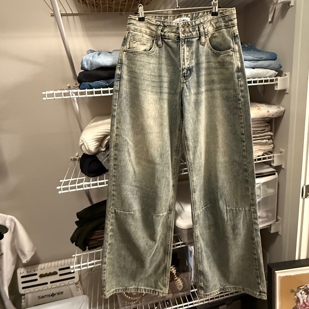Artesia Tinted Baggy Non Stretch Jeans - Light Wash
